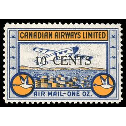 canada stamp cl air mail semi official cl52 canadian airways ltd 10 1932 M NH 008