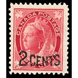 canada stamp 87 queen victoria 1899 M VFNH 029