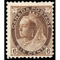 canada stamp 80 queen victoria 6 1898 M F 053