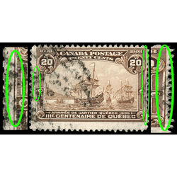 canada stamp 103 cartier s arrival 20 1908 U F 083