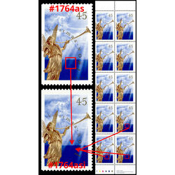 canada stamp 1764ai angel of the last judgement 1998 M VFNH X3 BK