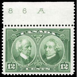 canada stamp 147 laurier macdonald 12 1927 M XFNH 012