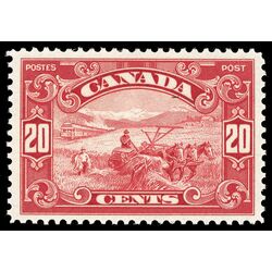 canada stamp 157 harvesting wheat 20 1929 M VF 048