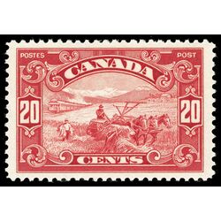 canada stamp 157 harvesting wheat 20 1929 M XF 049