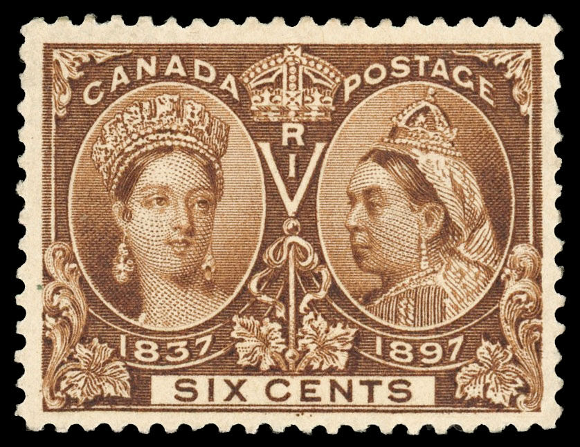 Buy Canada #55 - Queen Victoria Diamond Jubilee (1897) 6¢ | Arpin