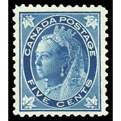 canada stamp 70 queen victoria 5 1897 M VF 040