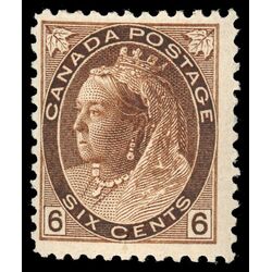 canada stamp 80 queen victoria 6 1898 M F 054