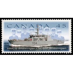 canada stamp 1763 hmcs shawinigan 45 1998