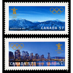 canada stamp 2366a b vancouver 2010 olympic winter games 2010
