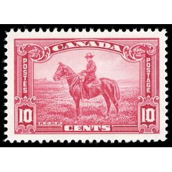 canada stamp 223 rcmp 10 1935 M VFNH 026