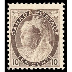 canada stamp 83 queen victoria 10 1898 M F 037