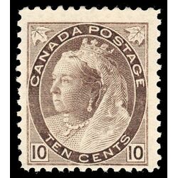 canada stamp 83 queen victoria 10 1898 M F 038