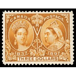 canada stamp 63 queen victoria diamond jubilee 3 1897 M VF 078