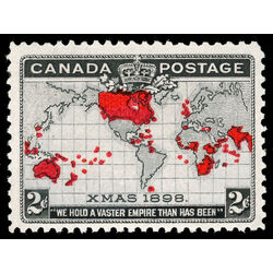 canada stamp 85 imperial penny postage christmas 2 1898 M VFNH 068