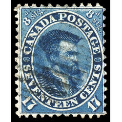 canada stamp 19 jacques cartier 17 1859 U F VF 114