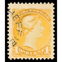 canada stamp 35 queen victoria 1 1870 U VF 058