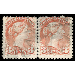 canada stamp 37a queen victoria 3 1870 U VG 026