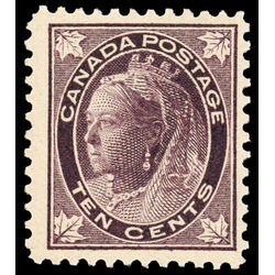 canada stamp 73 queen victoria 10 1897 M FNH 046