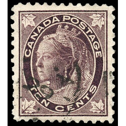 canada stamp 73ii queen victoria 10 1897 U VF 004