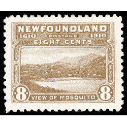 newfoundland stamp 93 view of mosquito 8 1910 M VFNH 016