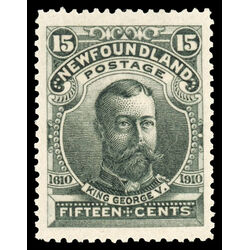 newfoundland stamp 103 king george v 15 1911 M VF 009