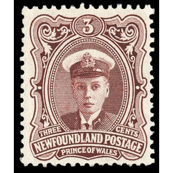newfoundland stamp 106 prince of wales 3 1911 M VFNH 003