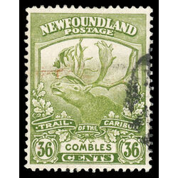 newfoundland stamp 126 combles 36 1919 U VF 011