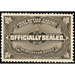 canada stamp o official ox4 officially sealed 1913 M VF 026