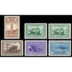 canada 257 62 king george vi war issue 1942 10 13 14 20 50 1 set of 6 178a3e3d 469c 4dcc 953b c5d36dde80ce M VFNH 001