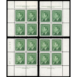 canada stamp 284 king george vi 1 1949 PB SET %231 016