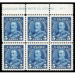 canada stamp 221 king george v 5 1935 PB UL %231 005