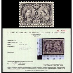 canada stamp 56 queen victoria diamond jubilee 8 1897 M XFNH 112