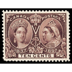 canada stamp 57 queen victoria diamond jubilee 10 1897 M XFNH 106