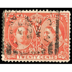Buy Canada #59 - Queen Victoria Diamond Jubilee (1897) 20¢ | Arpin