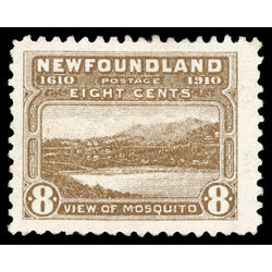 newfoundland stamp 93 view of mosquito 8 1910 M VF 017