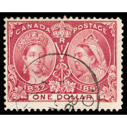 canada stamp 61 queen victoria diamond jubilee 1 1897 U F 123