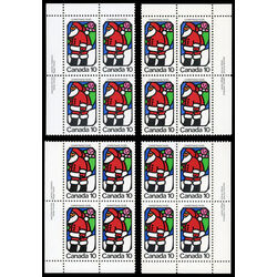 canada stamp 627 santa claus 10 1973 PB SET