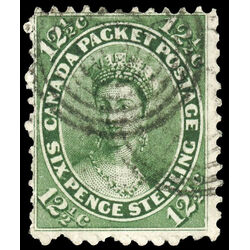 canada stamp 18 queen victoria 12 1859 U F 073