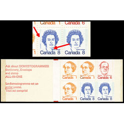 canada stamp bk booklets bk74 caricature definitives 25 1974 A 003