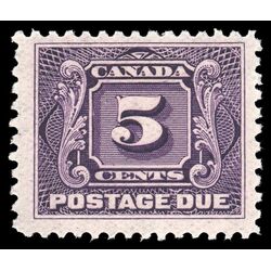 canada stamp j postage due j4a first postage due issue 5 1906 M VF 008