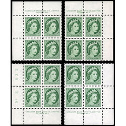 canada stamp 338 queen elizabeth ii 2 1954 PB SET %232 018