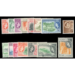 dominica mint nh complete set