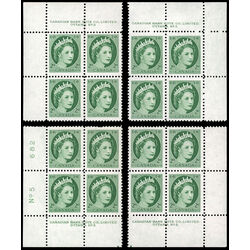 canada stamp 338 queen elizabeth ii 2 1954 PB SET %235