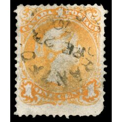 canada stamp 23iii queen victoria 1 1869 U F 007