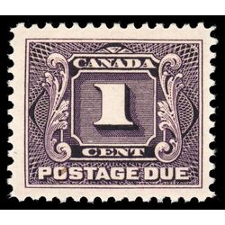 canada stamp j postage due j1 first postage due issue 1 1906 M VFNH 014