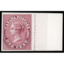canada stamp 14p queen victoria 1 1859 M VF 012