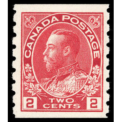 canada stamp 127 king george v 2 1912 M VFNH 019