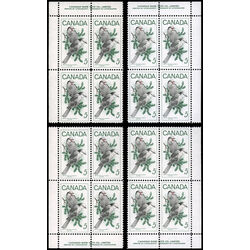 canada stamp 478 gray jays 5 1968 PB SET