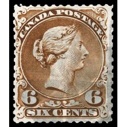 canada stamp 27 queen victoria 6 1868 U F 046