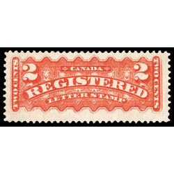 canada stamp f registration f1b registered stamp 2 1888 M F VF 017
